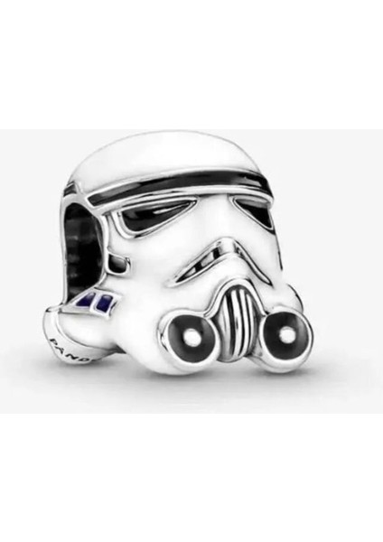 Star Wars Stormtrooper Helmet Charm 925 Ayar Gümüş