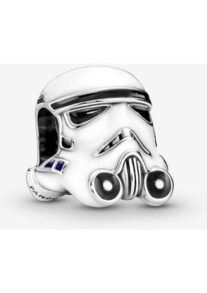 Star Wars Stormtrooper Helmet Charm 925 Ayar Gümüş