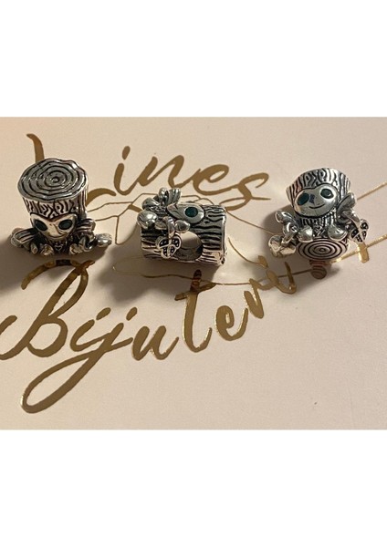 Sevgi Ağacı Kalp Sallantılı Charm 925 Ayar Gümüş modelleri