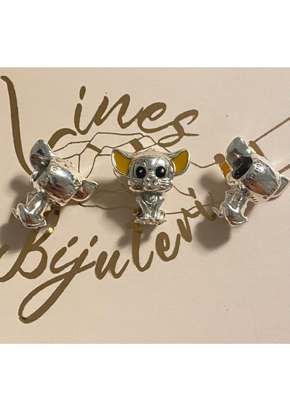 Disney Simba Charm 925 Ayar Gümüş