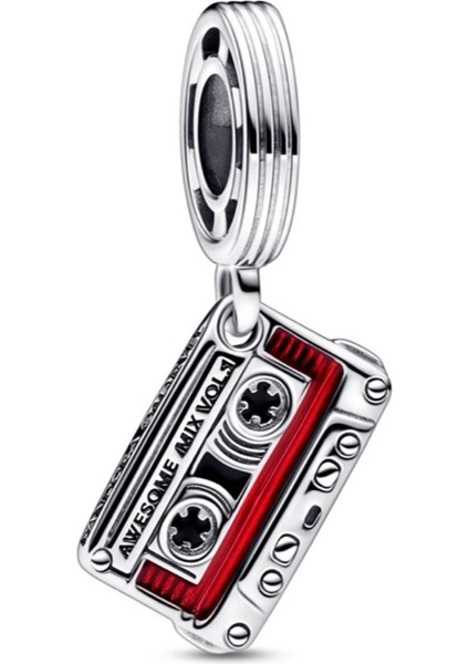 Marvel Guardians Of The Galaxy Cassette Tape Sallantılı Charm