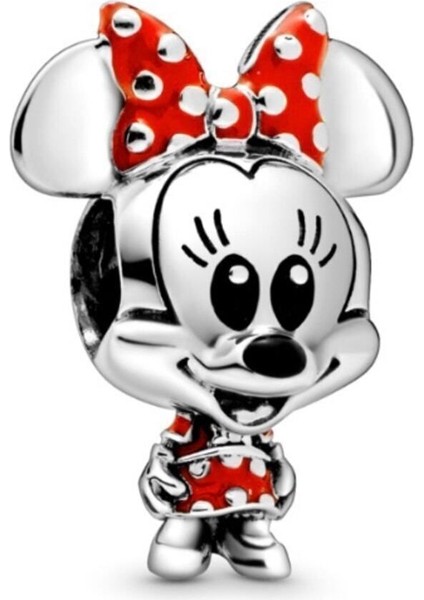 Disney, Puantiye Fiyonklu ve Elbiseli Minnie Charm