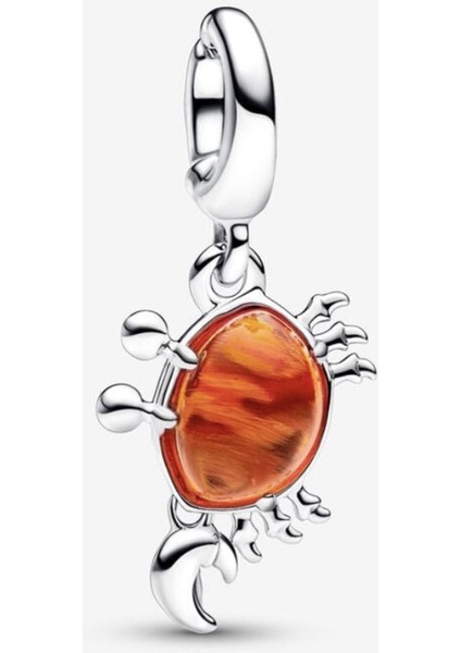Küçük Deniz Kızı Sebastian Yengeç Dangle Charm