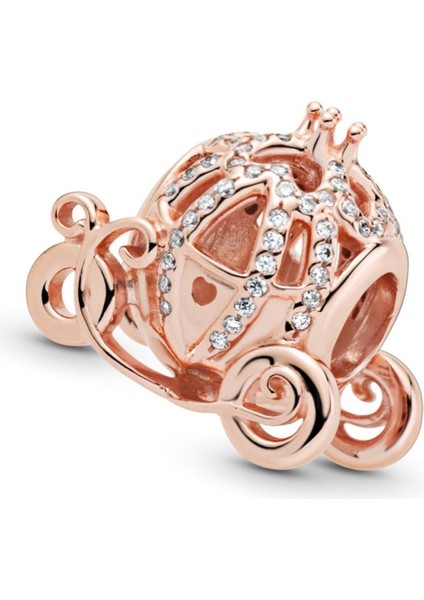 Kül Kedisi Sinderella Işıltılı Araba Charm’ı