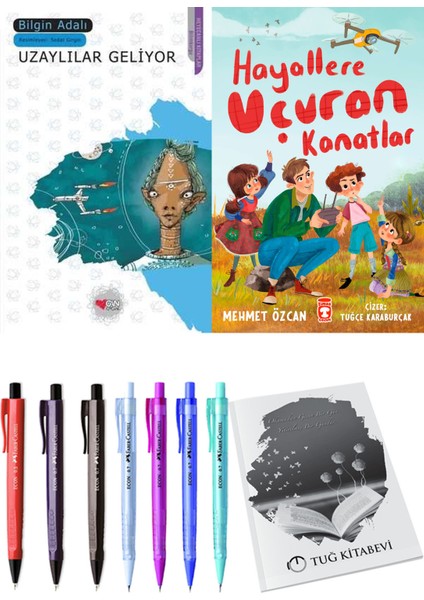 Hayallere Uçuran Kanatlar ve Uzaylılar Geliyor 2'li Set + Hediyeli