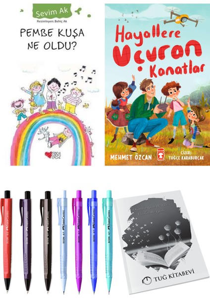 Hayallere Uçuran Kanatlar ve Pembe Kuşa Ne Oldu? 2'li Set + Hediyeli