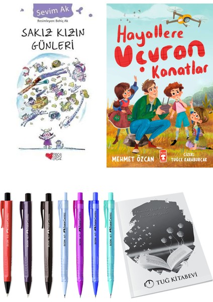 Hayallere Uçuran Kanatlar ve Sakız Kızın Günleri 2'li Set + Hediyeli