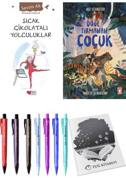 Göğe Tırmanan Çocuk ve Sıcak Çikolatalı Yolculuklar 2'li Set + Hediyeli