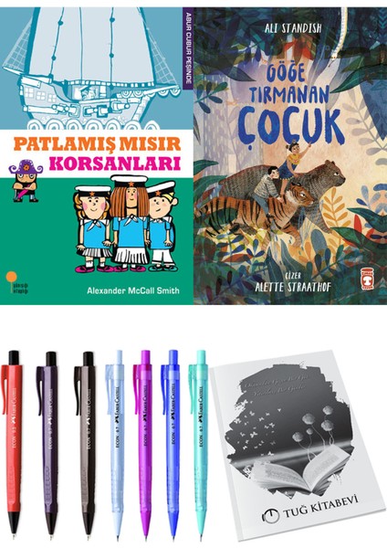 Göğe Tırmanan Çocuk ve Patlamış Mısır Korsanları 2'li Set + Hediyeli