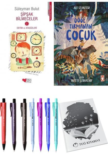 Göğe Tırmanan Çocuk ve Şipşak Bilmeceler 2 2'li Set + Hediyeli