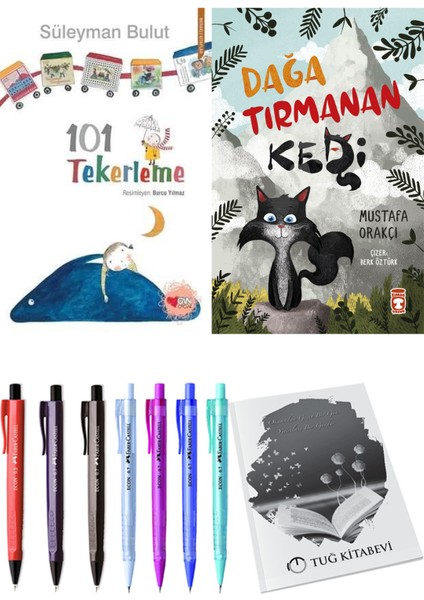 Dağa Tırmanan Kedi ve 101 Tekerleme 2'li Set + Hediyeli