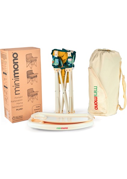 Plus 0-4 Yaş Portatif Katlanır Yükseltici Mama Sandalyesi Bebek Çocuk Kamp Sandalyesi fiyatları