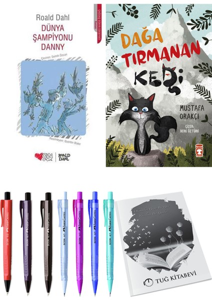 Dağa Tırmanan Kedi ve Dünya Şampiyonu Danny 2'li Set + Hediyeli