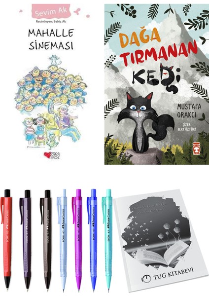 Dağa Tırmanan Kedi ve Mahalle Sineması 2'li Set + Hediyeli