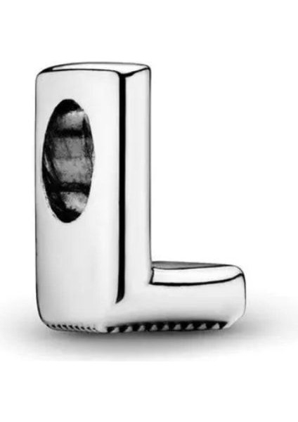 L Harf Charm 925 Ayar Gümüş