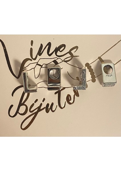 L Harf Charm 925 Ayar Gümüş fiyatları