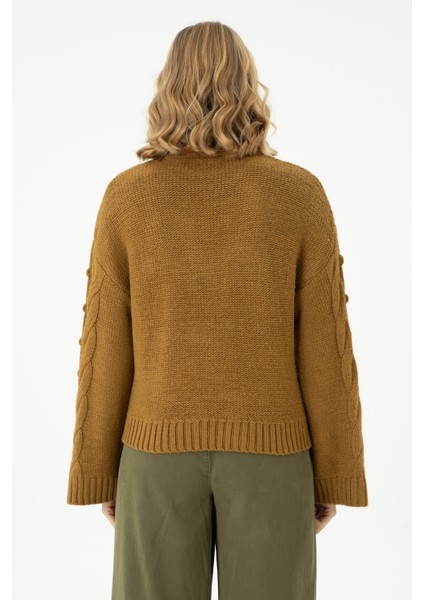 Kadın Açık Haki Kazak /Triko 50270441-VR183 indirimleri