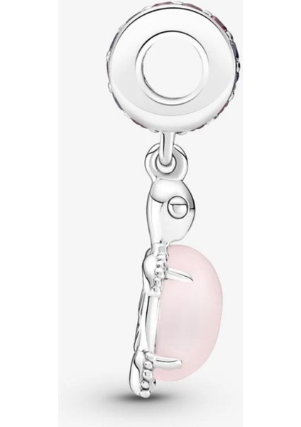 Murano Camı Pembe Deniz Kaplumbağası Sallantılı Charm modelleri