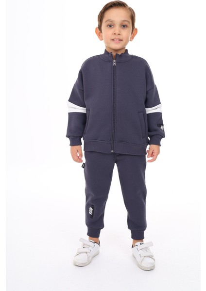 Erkek Çocuk Nakışlı Eşofman Takım
