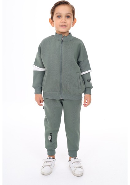 Erkek Çocuk Nakışlı Eşofman Takım