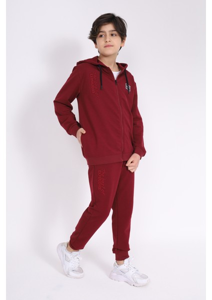 Erkek Çocuk Nakışlı Eşofman Takım