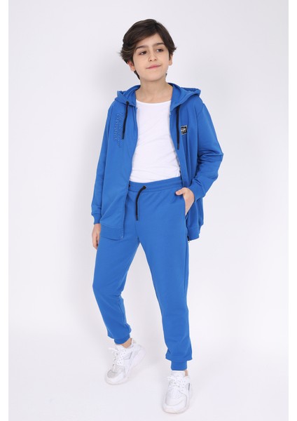 Erkek Çocuk Nakışlı Eşofman Takım