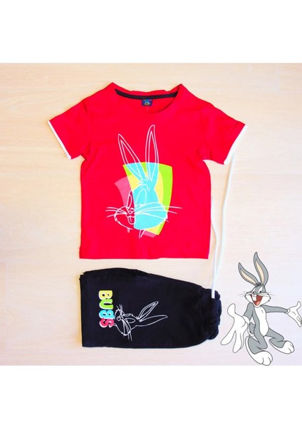Bugs Bunny Desenli 2'li Şortlu Takım