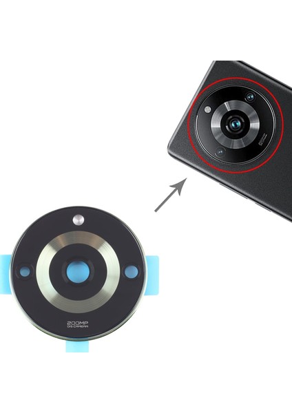 Realme 11 Pro+ Plus Uyumlu Kamera Lensi Cam RMX3740, RMX3741