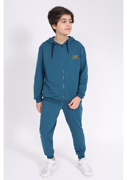 Erkek Çocuk Nakışlı Eşofman Takım