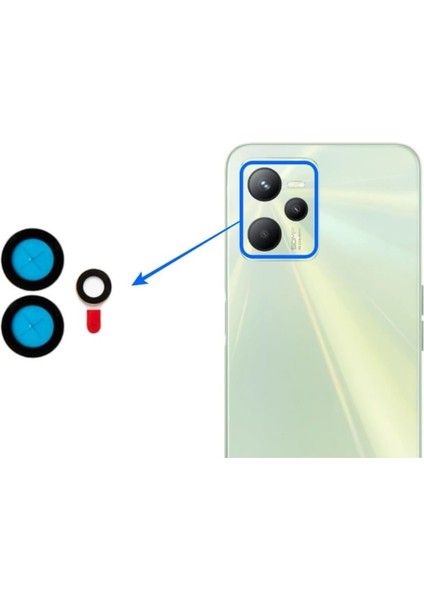 Realme C35 Uyumlu Kamera Lensi Cam RMX3511