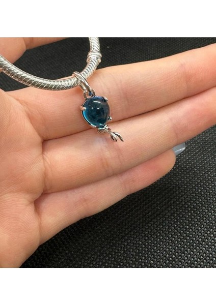Mavi Murano Cam Balon Sallantılı Charm modelleri