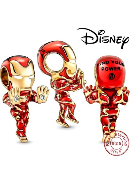 Iron Man Charm Marvels 925 Ayar Gümüş fırsatları