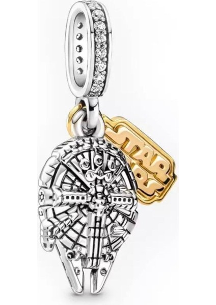 Star Wars Gemi 925 Ayar Gümüş Charm