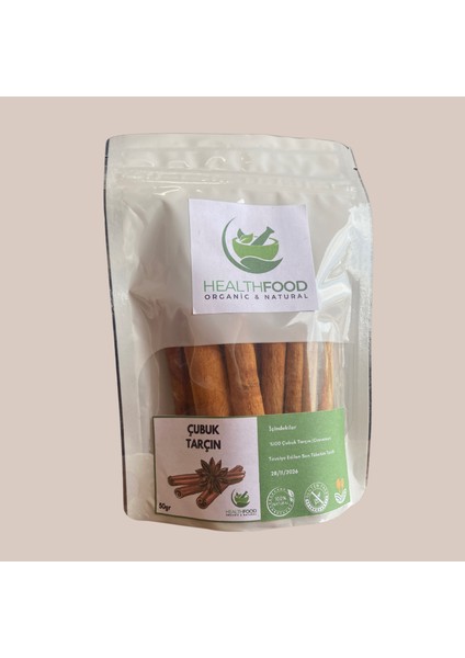 Healthfood Çubuk Tarçın 50GR
