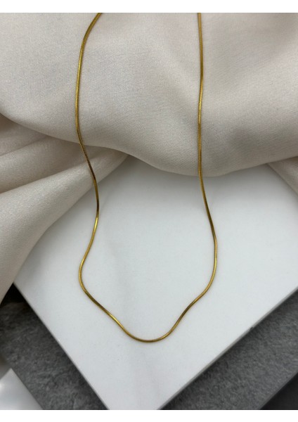 Gold Çelik Zincir Kolye Renk Değiştirmez fiyatları
