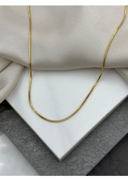 Gold Çelik Zincir Kolye Renk Değiştirmez fırsatları
