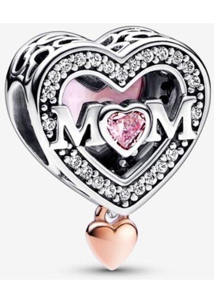 Iki Renkli Kafes Işi “mum” ve Kalp Charm