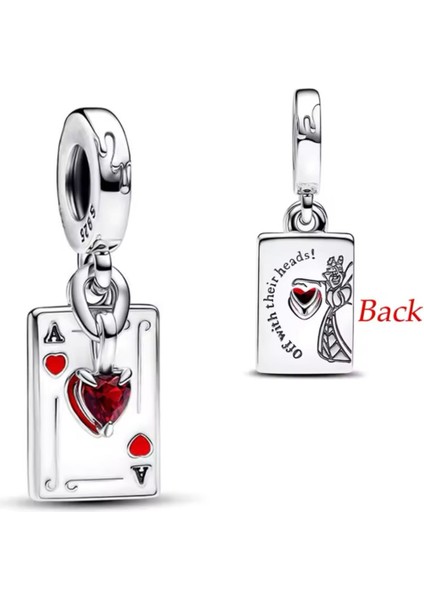 925 Ayar Gümüş Disney ''kötüler'' Kupa Kızı Çift Sallantılı Charm fiyatları