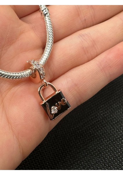 Aşk Asma Kilit Sallantılı Charm fırsatları