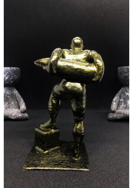 Seyit Onbaşı Figür - Gold Efekt