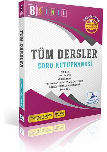 8. Sınıf Tüm Dersler Soru Kütüphanesi