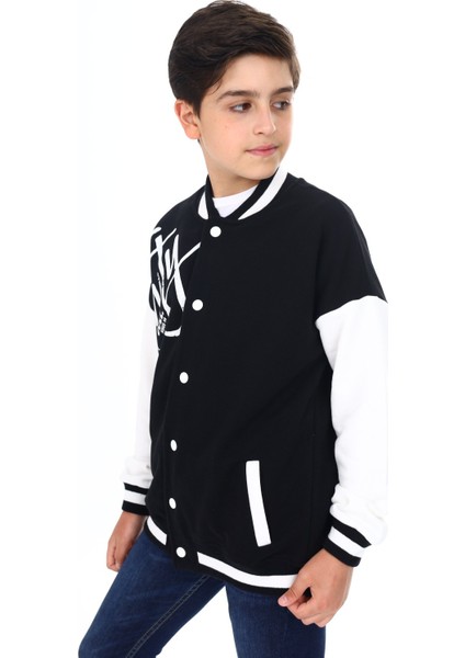 Erkek Çocuk Baskılı Kolej Hırka modelleri