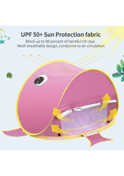 Bebek Uv-Koruyucu Güneş Koruma Plaj Oyun Çadırı (Yurt Dışından)