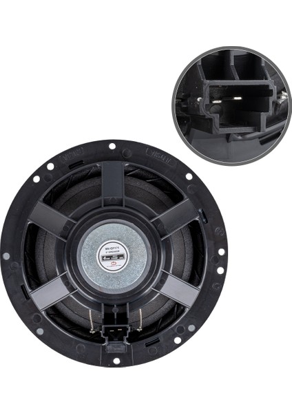 16 cm 4 Ohm Max 120 Watt Tekli Oto Hoparlör Kapaklı (Cıtroen-Peugeot) (K246)