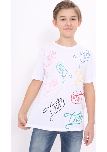 Erkek Çocuk Baskılı Tişört