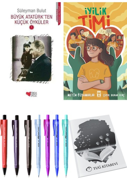 Iyilik Timi ve Büyük Atatürk'ten Küçük Öyküler 1 2'li Set + Hediyeli