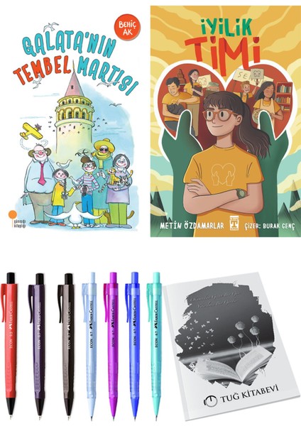 Iyilik Timi ve Galata'nın Tembel Martısı 2'li Set + Hediyeli