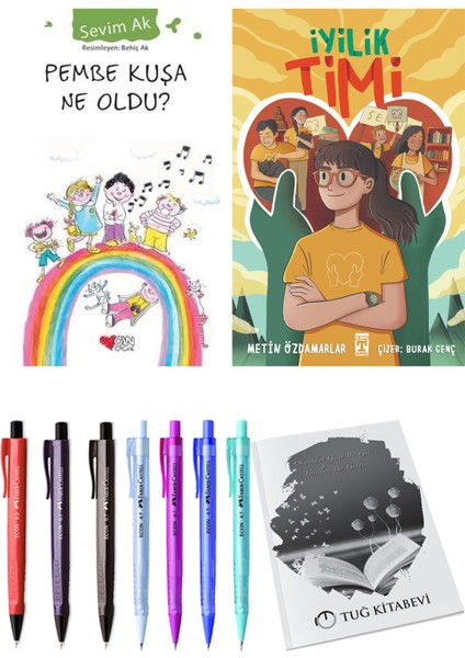 Iyilik Timi ve Pembe Kuşa Ne Oldu? 2'li Set + Hediyeli
