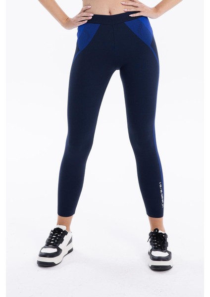 Slim Fit Desenli Kadın Uzun Tayt