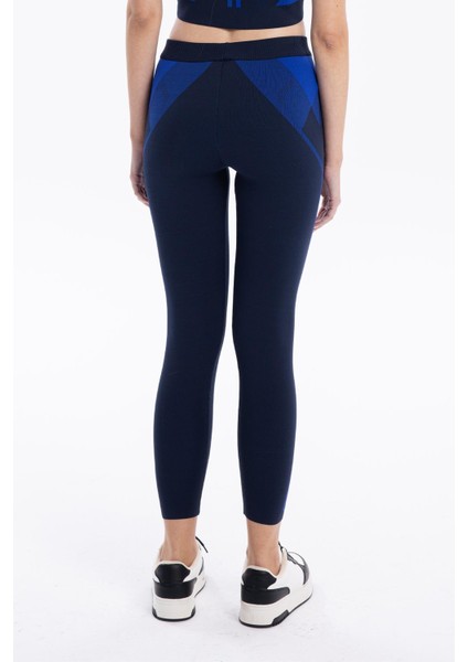 Slim Fit Desenli Kadın Uzun Tayt